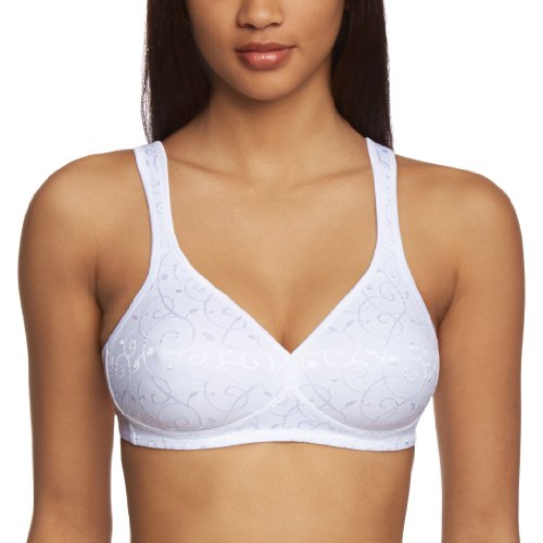 Triumph Damen Bgelloser BH Elegant Cotton N, Wei (White 03), Gr. 90B